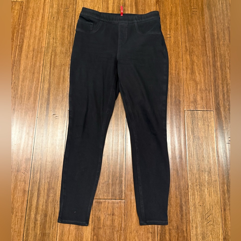 SPANX Jean-ish Black Ankle Leggings